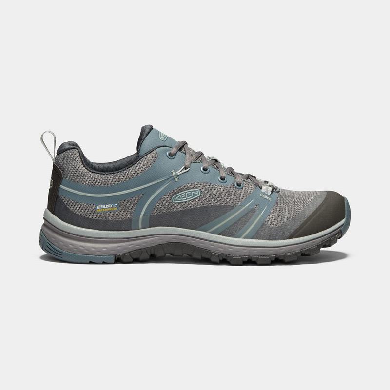 Cheap Keen Terradora Waterproof Womens Hiking Shoes Grey (1674-MRUQG)